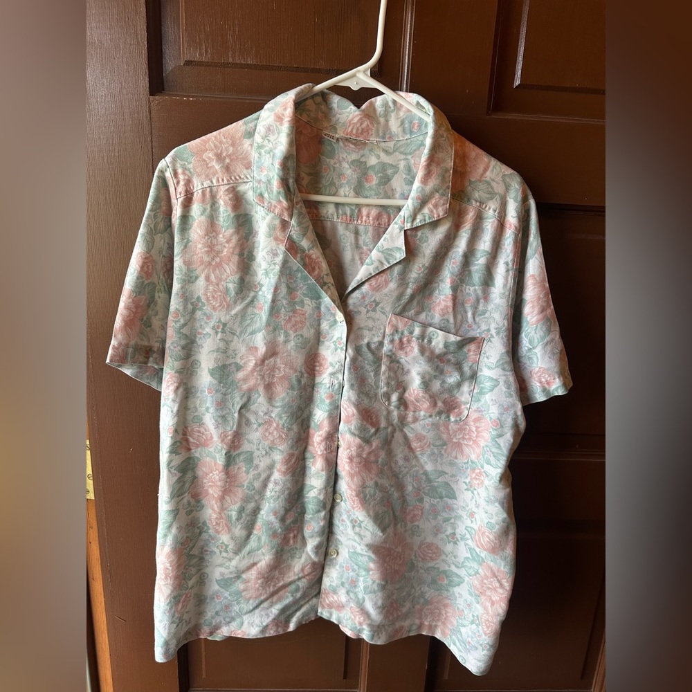 Alfred Dunner Pastel Floral Top